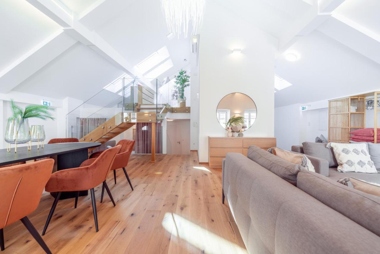 多瑙河畔克雷姆斯Penthouse Maxfux Direkt In Der Fussgaengerzone 130M2公寓 外观 照片
