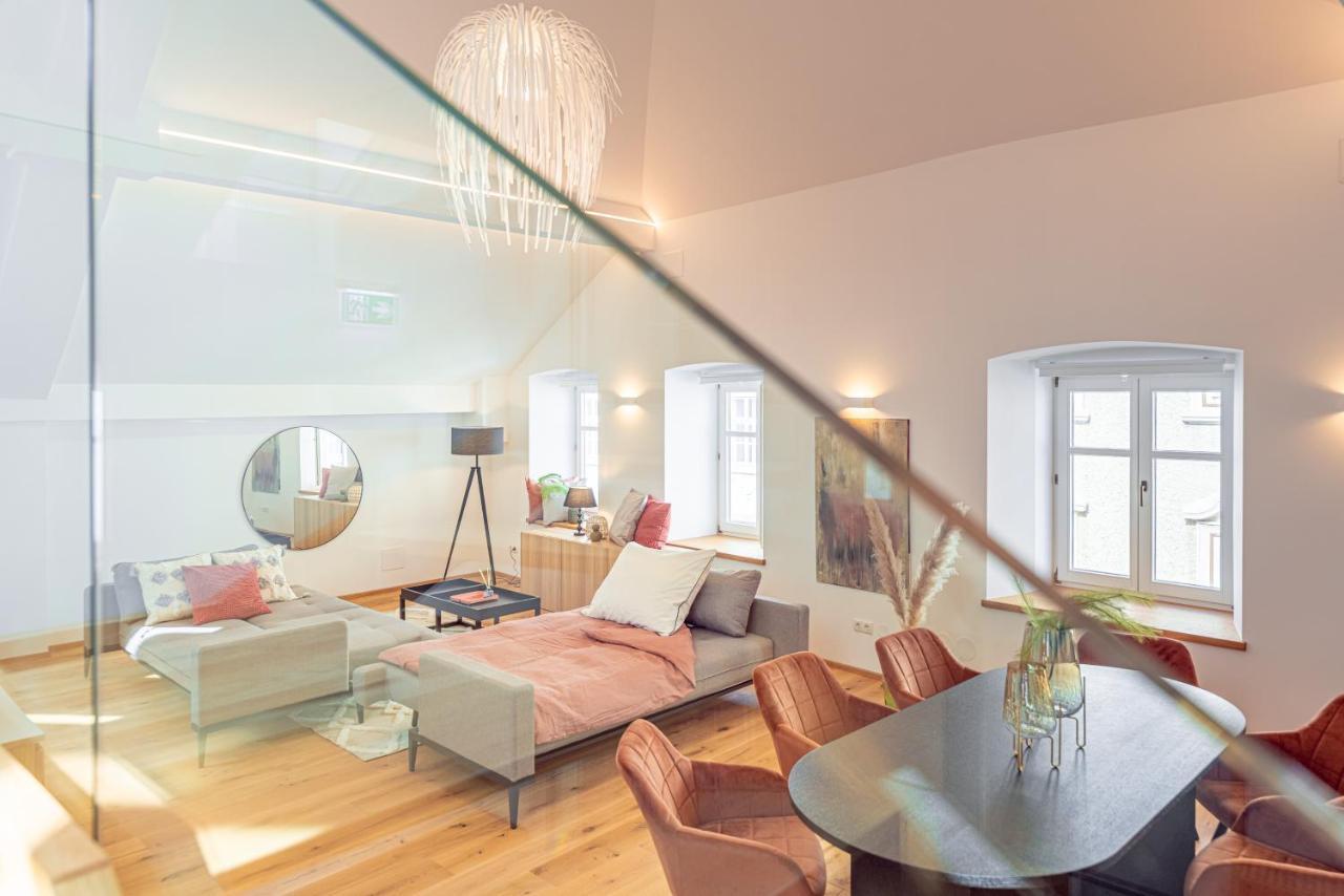多瑙河畔克雷姆斯Penthouse Maxfux Direkt In Der Fussgaengerzone 130M2公寓 外观 照片