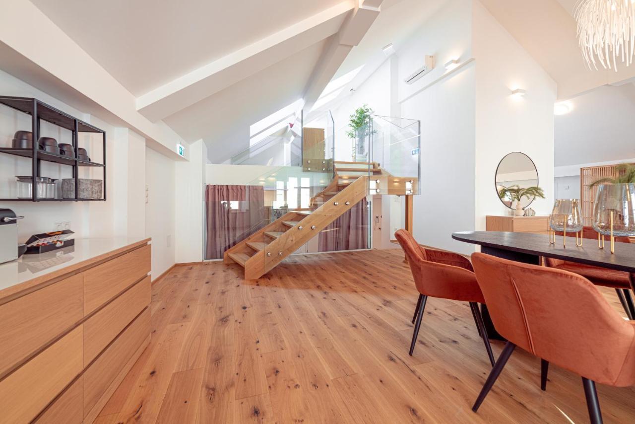 多瑙河畔克雷姆斯Penthouse Maxfux Direkt In Der Fussgaengerzone 130M2公寓 外观 照片