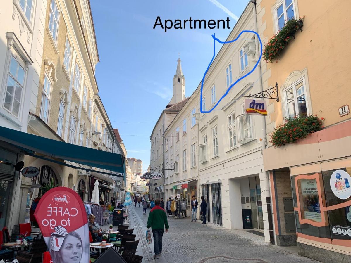 多瑙河畔克雷姆斯Penthouse Maxfux Direkt In Der Fussgaengerzone 130M2公寓 外观 照片